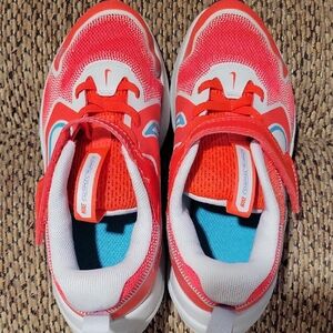 Nike Kids Bright Red and White Sneakers